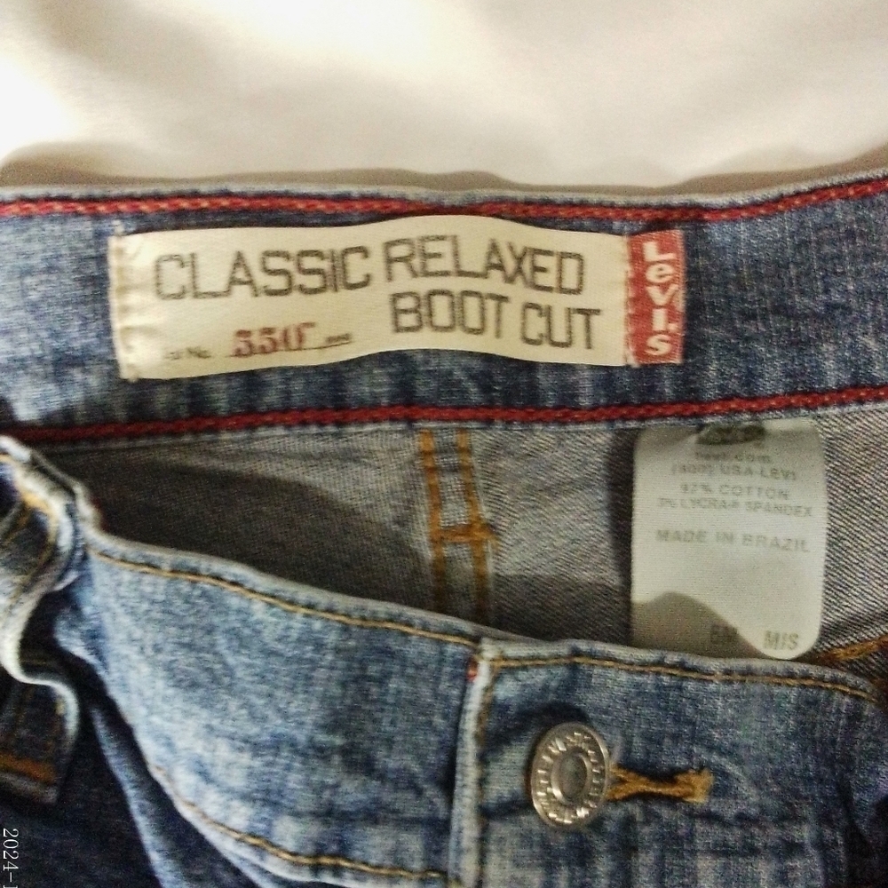 Vintage LEVI'S RED TAB 550s Classic relaxed boot c - Picture 4 of 5